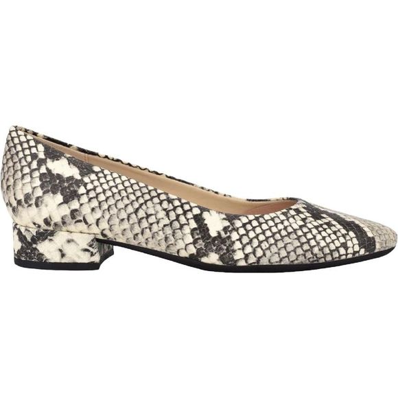 Easy Spirit Womens Caldise Ivory Leather Snake Print Dress Heels Shoes NWOB - Picture 2 of 5